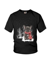 Grey French Bulldog Youth T-Shirt tile