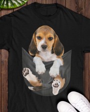 Beagle in pocket Classic T-Shirt apparel-classic-tshirt-lifestyle-front-160