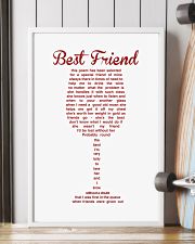 Perfect poster for best friend best sister 11x17 Poster lifestyle-poster-4