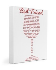 Perfect poster for best friend best sister 11x14 Gallery Wrapped Canvas Prints thumbnail