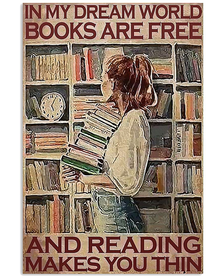 In my dream world books poster 11x17 Poster
