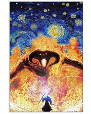 Balrog LOTR fire demon starry night poster 11x17 Poster front