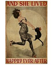 Black cat and she lived happily ever after poster 11x17 Poster front