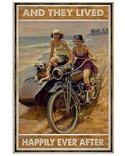 Biker And they lived happily ever after poster 11x17 Poster front