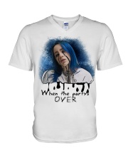 Billie eilish special t-shirt V-Neck T-Shirt thumbnail