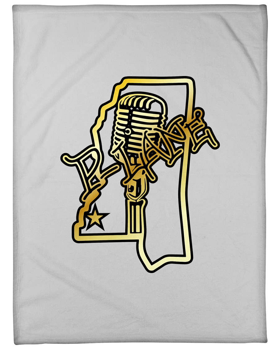 P-Lane House Products Gold and Black logo Large Fleece Blanket - 60" x 80"