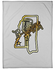 P-Lane House Products Gold and Black logo Large Fleece Blanket - 60" x 80" front