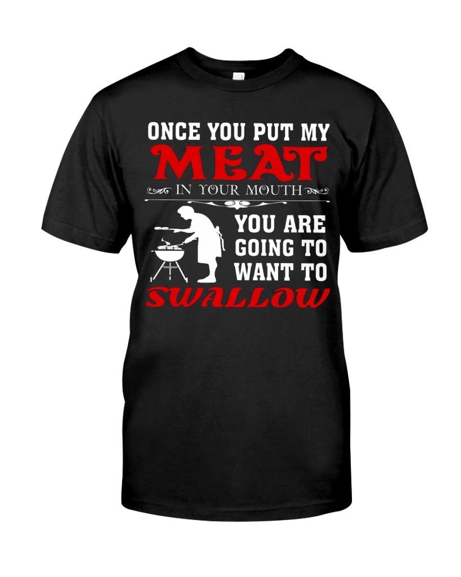 LOVE BURN FOOD BBQ GRILL T-SHIRT Classic T-Shirt