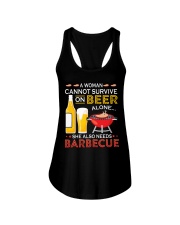 LOVE BURN FOOD BBQ GRILL 8 Ladies Flowy Tank thumbnail