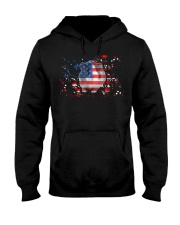 American Flag Guinea Pig Patrioti Hooded Sweatshirt thumbnail