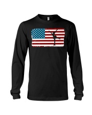 American Flag Figure Skatin Long Sleeve Tee thumbnail