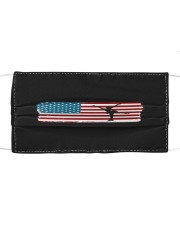 American Flag Figure Skatin Cloth face mask thumbnail