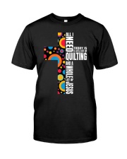 Funny Christian Quilter Sewi Premium Fit Mens Tee thumbnail