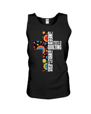Funny Christian Quilter Sewi Unisex Tank thumbnail
