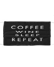 Coffee Wine Sleep Repe t Mask tile