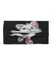 Figure Skating Cat T-Shirt K Cloth face mask thumbnail