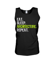 Eat Sleep Architecture Repe Unisex Tank thumbnail
