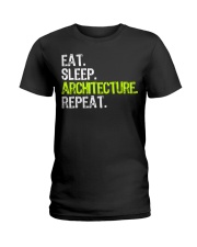 Eat Sleep Architecture Repe Ladies T-Shirt thumbnail