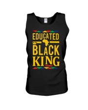 Dashiki Educated Black KING Unisex Tank thumbnail