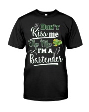 Don't Kiss Me Tip Me I'm A Bartende Premium Fit Mens Tee thumbnail