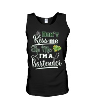 Don't Kiss Me Tip Me I'm A Bartende Unisex Tank thumbnail