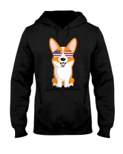 Corgi Sunglasses American T S Hooded Sweatshirt thumbnail