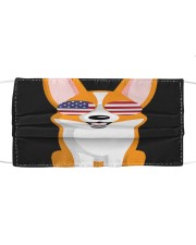 Corgi Sunglasses American T S Cloth face mask thumbnail