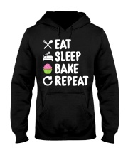 Eat Sleep Bake Repeat Bakery Funn Hooded Sweatshirt thumbnail