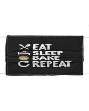 Eat Sleep Bake Repeat Bakery Funn Cloth face mask thumbnail