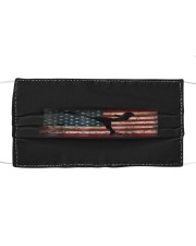 American Flag Figure Skater Cloth face mask thumbnail