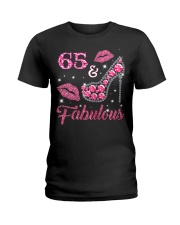 65 Fabulous T-shirt 65th Ladies T-Shirt thumbnail