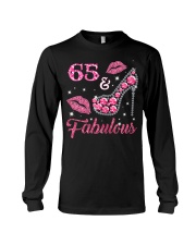 65 Fabulous T-shirt 65th Long Sleeve Tee thumbnail