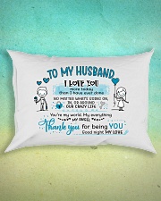 Sweet gift to your husband Rectangular Pillowcase aos-pillow-rectangle-front-lifestyle-3