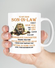 OPTION IS SOME DAYS -BEST GIFT FOR SON-IN-LAW Mug ceramic-mug-lifestyle-26