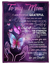 To My Mom - I am forever Grateful Blanket Small Fleece Blanket - 30" x 40" front