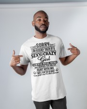 Sorry I Am Already Taken By A Sexy and Crazy Girl Classic T-Shirt apparel-classic-tshirt-lifestyle-front-32