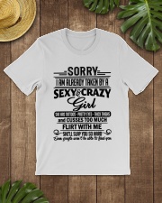 Sorry I Am Already Taken By A Sexy and Crazy Girl Classic T-Shirt lifestyle-mens-crewneck-front-18