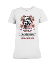 To My Wife Never Forget That I Love You Premium Fit Ladies Tee tile