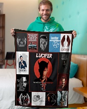 LIMITED EDITION Small Fleece Blanket - 30" x 40" aos-coral-fleece-blanket-30x40-lifestyle-front-09
