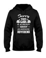 I'm a spoiled wife of a Grumpy old Husband Hooded Sweatshirt tile