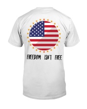 Price of Freedom - Gold Star - Design on Back Premium Fit Mens Tee thumbnail