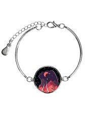FreeWoman Art Work - black edition - Metallic Circle Bracelet thumbnail