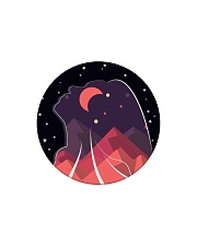 FreeWoman Art Work - black edition - Circle Magnet thumbnail