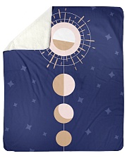 Moon and sun Sherpa Fleece Blanket - 50" x 60" thumbnail