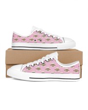 Cookie Baking Team Women's Low Top White Shoes inside-left-outside-left