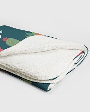 Cactus Pattern Sherpa Fleece Blanket - 50" x 60" aos-sherpa-fleece-blanket-50x60-lifestyle-front-12A