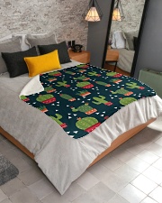 Cactus Pattern Sherpa Fleece Blanket - 50" x 60" aos-sherpa-fleece-blanket-lifestyle-front-02