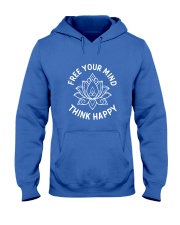 Think happy Hooded Sweatshirt thumbnail