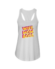 Wife Mom Boss Ladies Flowy Tank thumbnail