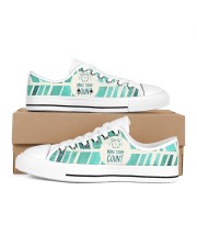 Make Today Count Men's Low Top White Shoes thumbnail